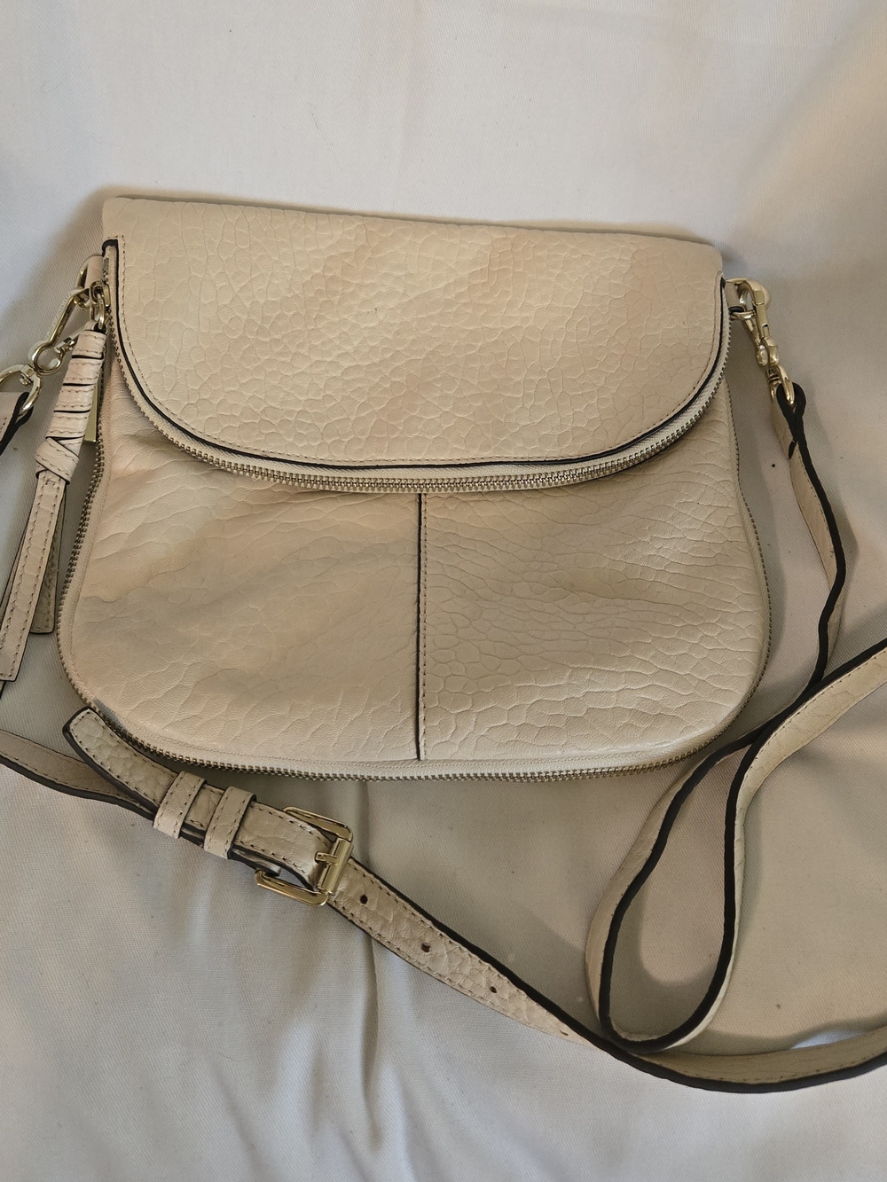 Vince Camuto Pebble Leather Crossbody Handbag
